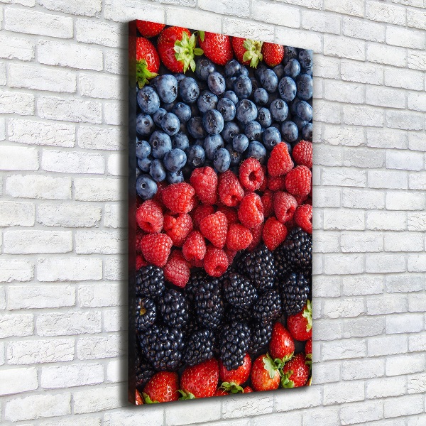 Canvas wall art Forest fruits