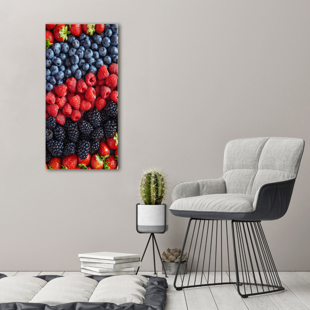 Canvas wall art Forest fruits