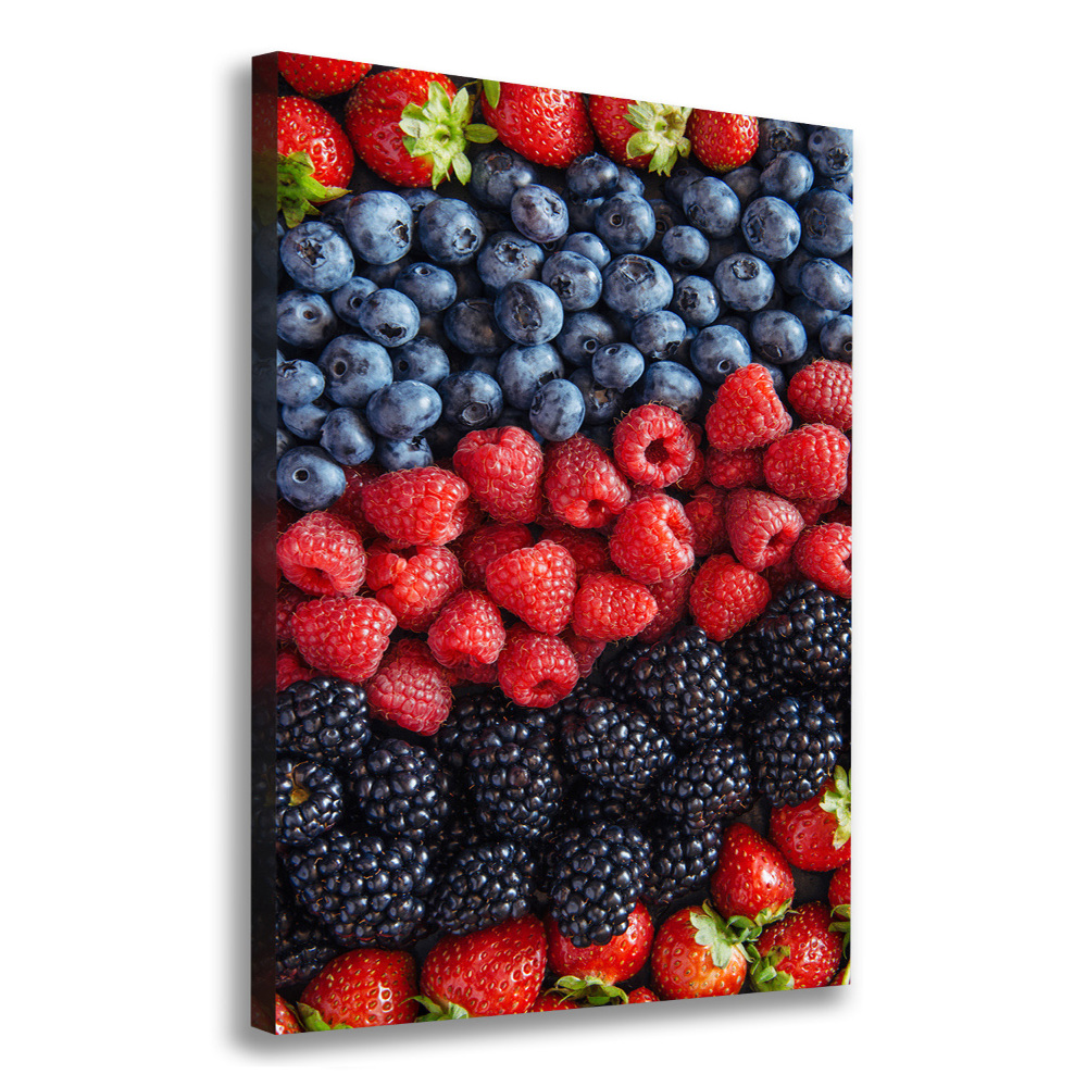 Canvas wall art Forest fruits