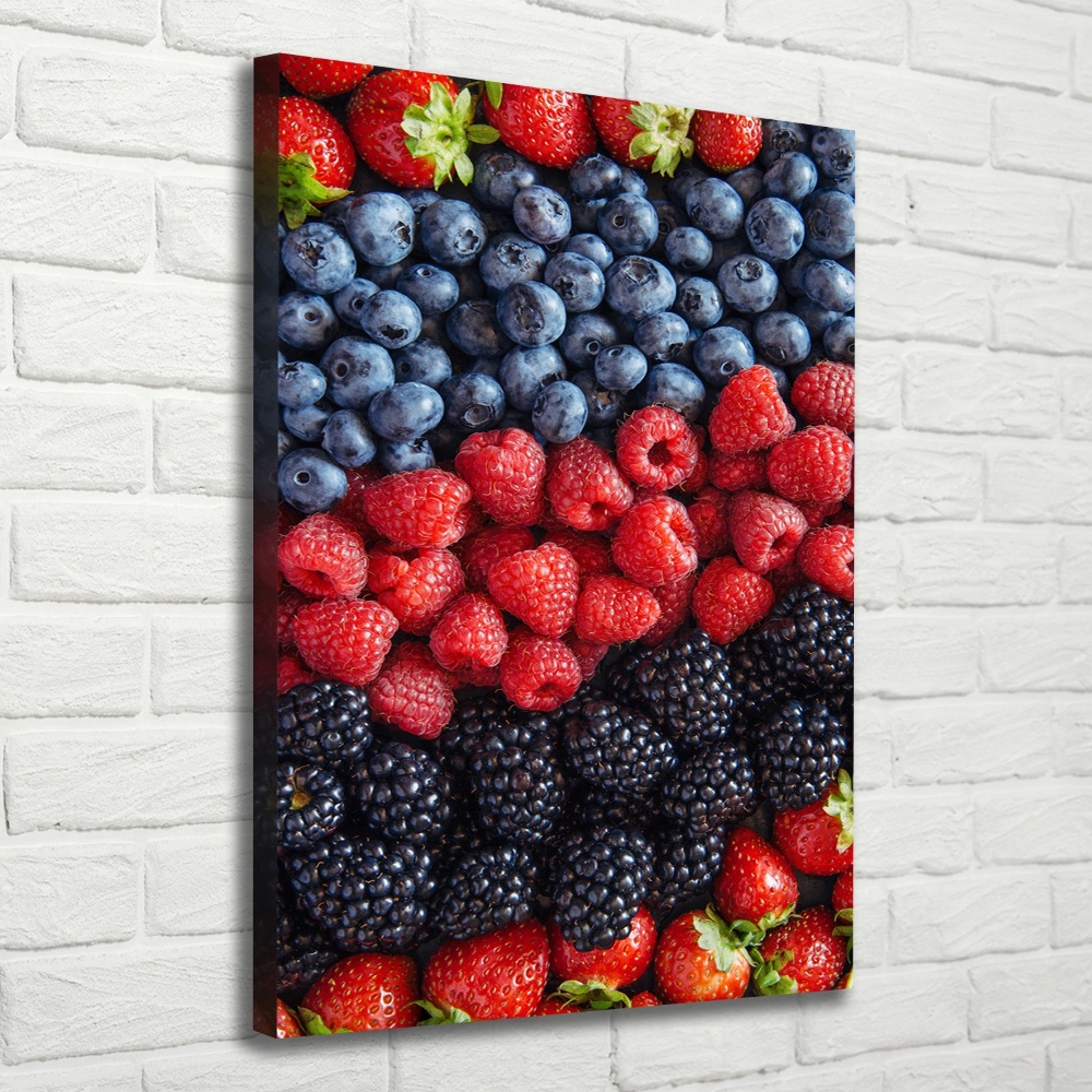 Canvas wall art Forest fruits