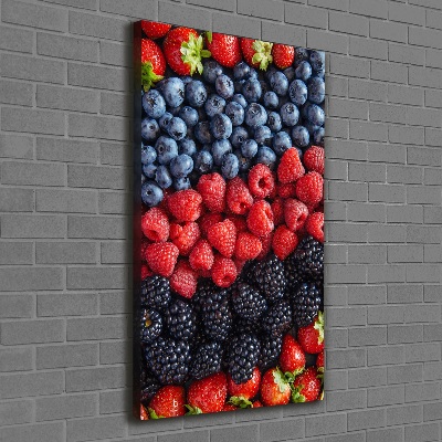 Canvas wall art Forest fruits