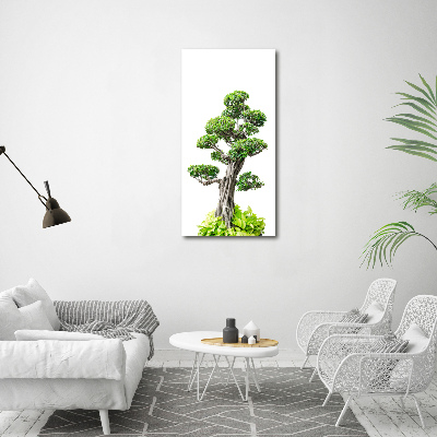 Wall art canvas large Bonsai tree