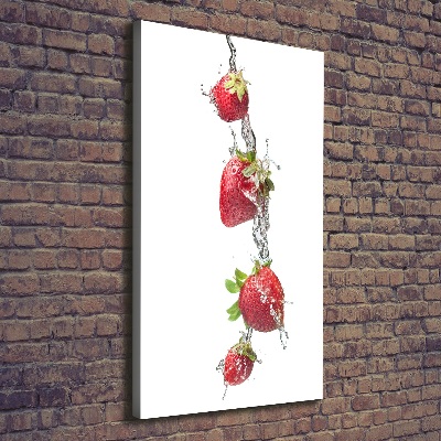 Canvas wall art Strawberries