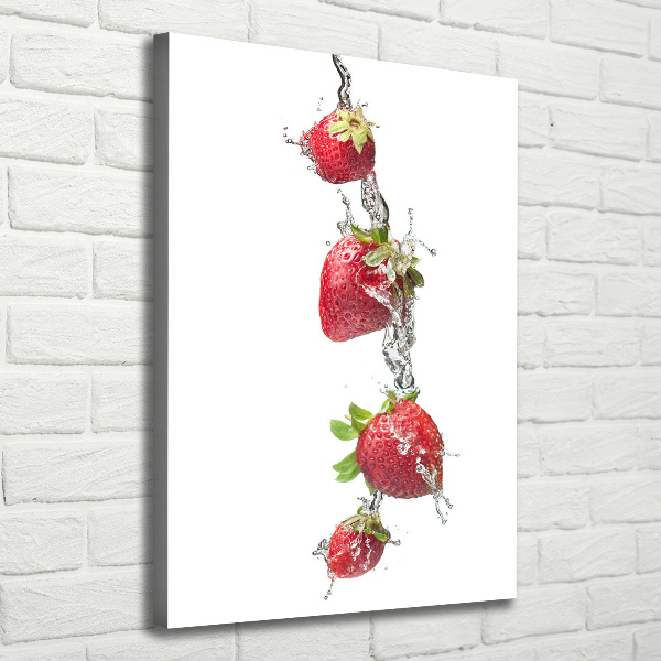 Canvas wall art Strawberries