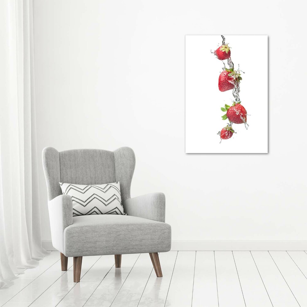 Canvas wall art Strawberries