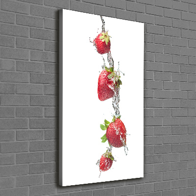 Canvas wall art Strawberries