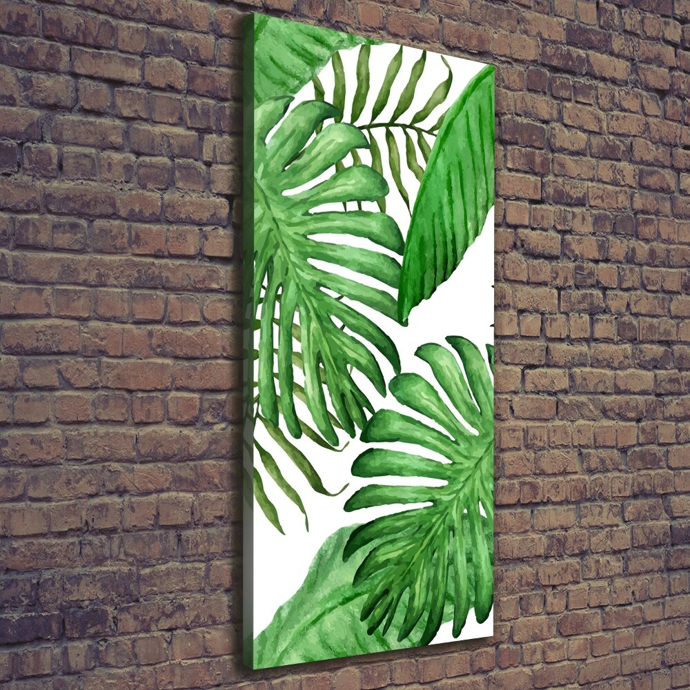 Canvas print Tropical leaves