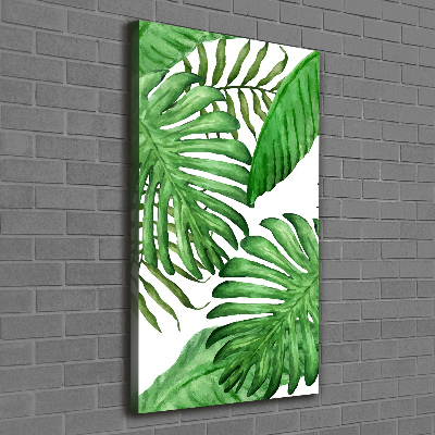 Canvas print Tropical leaves