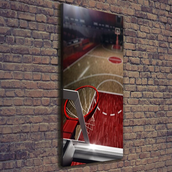 Canvas wall art Basketball field