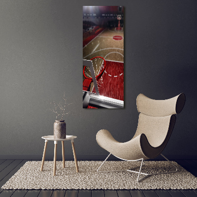 Canvas wall art Basketball field