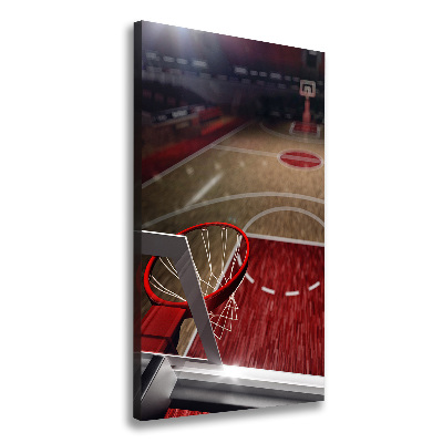 Canvas wall art Basketball field