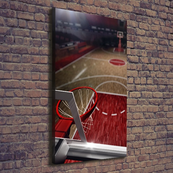 Canvas wall art Basketball field