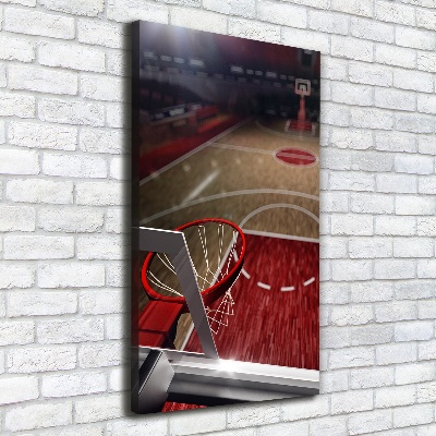 Canvas wall art Basketball field