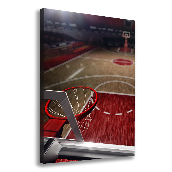 Canvas wall art Basketball field