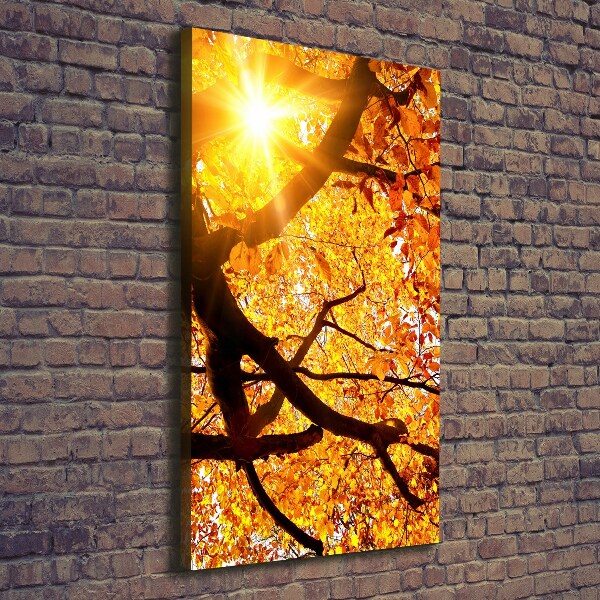 Canvas print Autumn tree