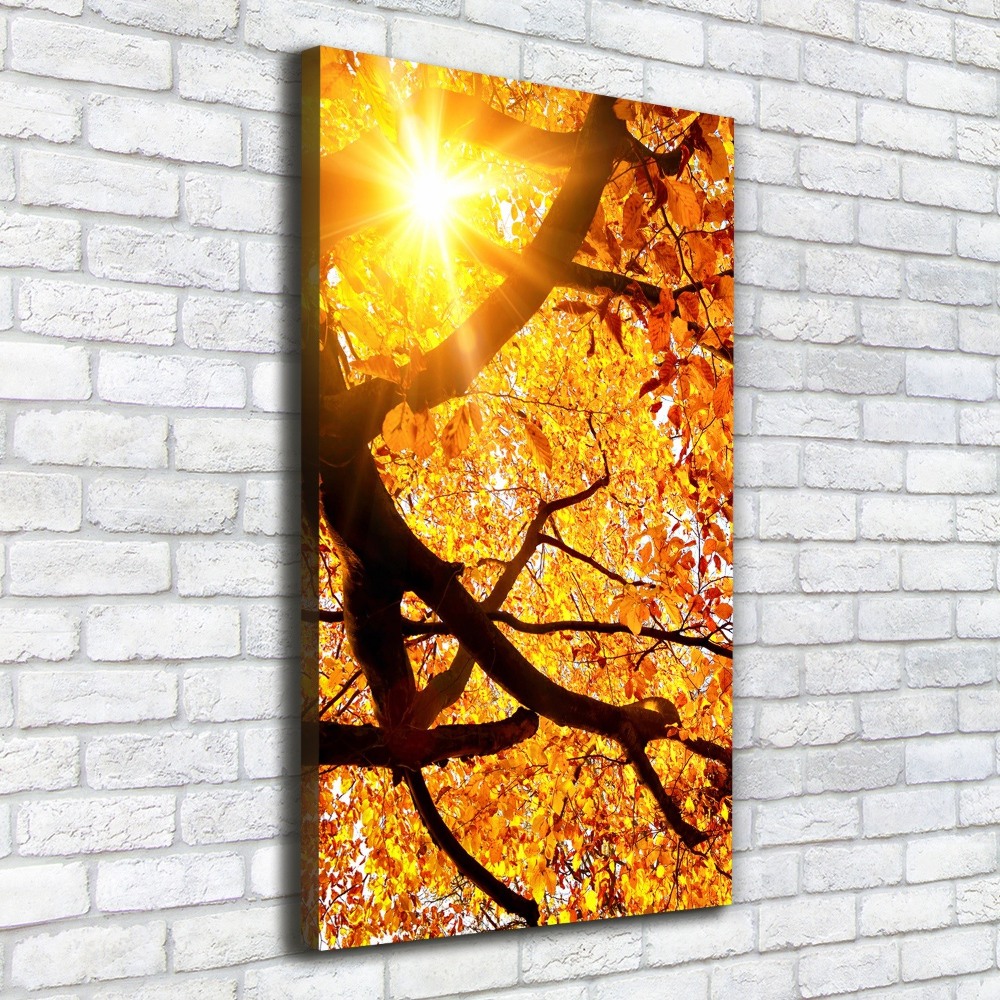 Canvas print Autumn tree