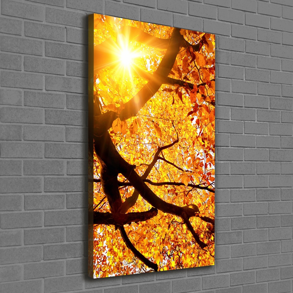 Canvas print Autumn tree