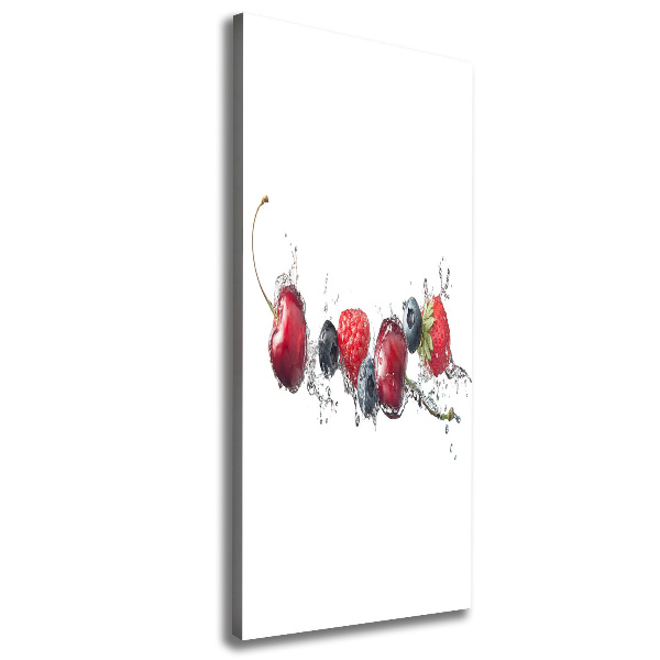 Wall art canvas large Forest fruits