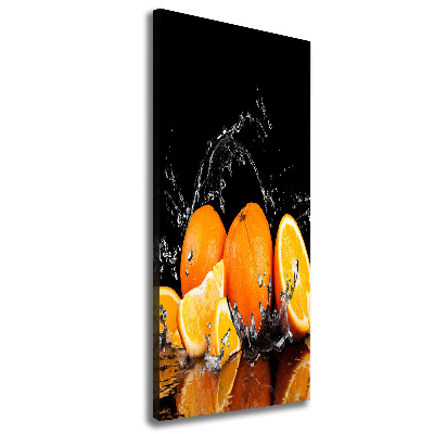 Wall art canvas large Oranges