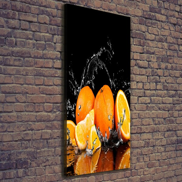 Wall art canvas large Oranges