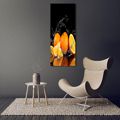 Wall art canvas large Oranges