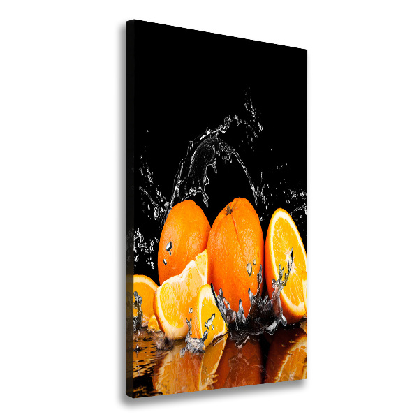 Wall art canvas large Oranges