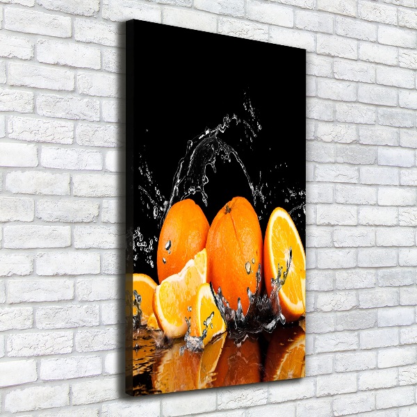 Wall art canvas large Oranges