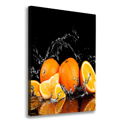 Wall art canvas large Oranges