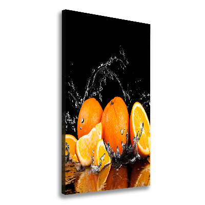 Wall art canvas large Oranges