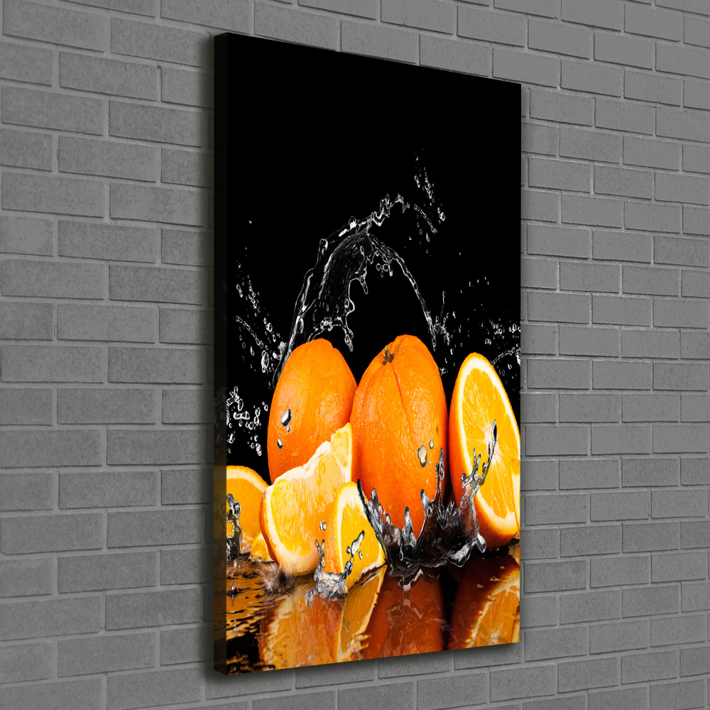 Wall art canvas large Oranges