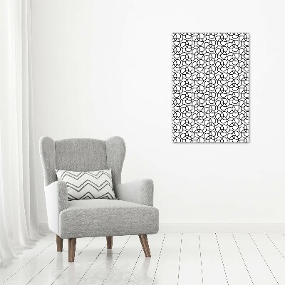 Large canvas wall art Geometric background