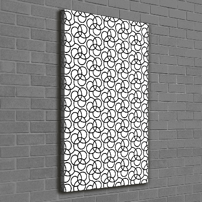 Large canvas wall art Geometric background