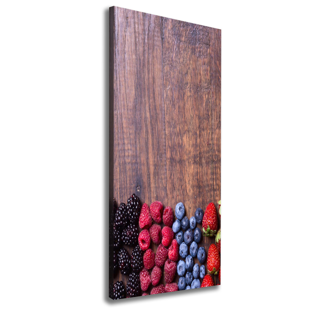 Large canvas wall art Forest fruits