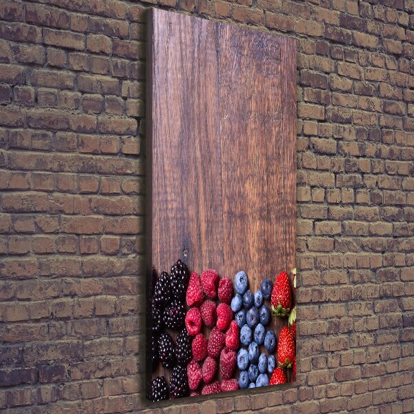 Large canvas wall art Forest fruits