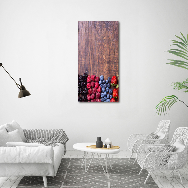 Large canvas wall art Forest fruits