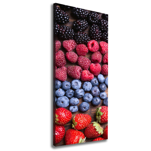 Large canvas wall art Forest fruits