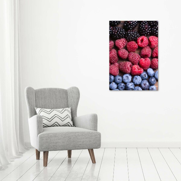 Large canvas wall art Forest fruits