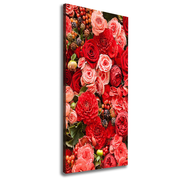 Canvas wall art Bouquet of flowers