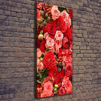 Canvas wall art Bouquet of flowers