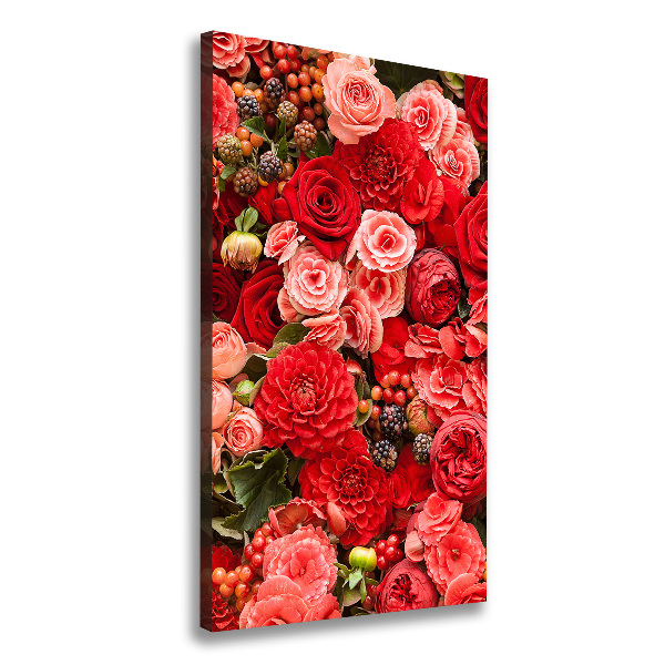 Canvas wall art Bouquet of flowers