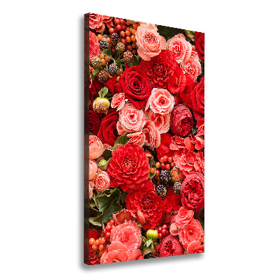 Canvas wall art Bouquet of flowers