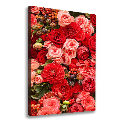 Canvas wall art Bouquet of flowers