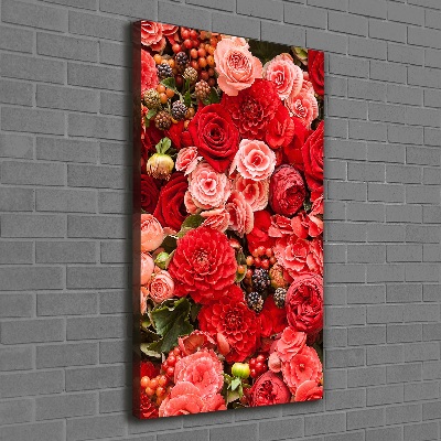 Canvas wall art Bouquet of flowers