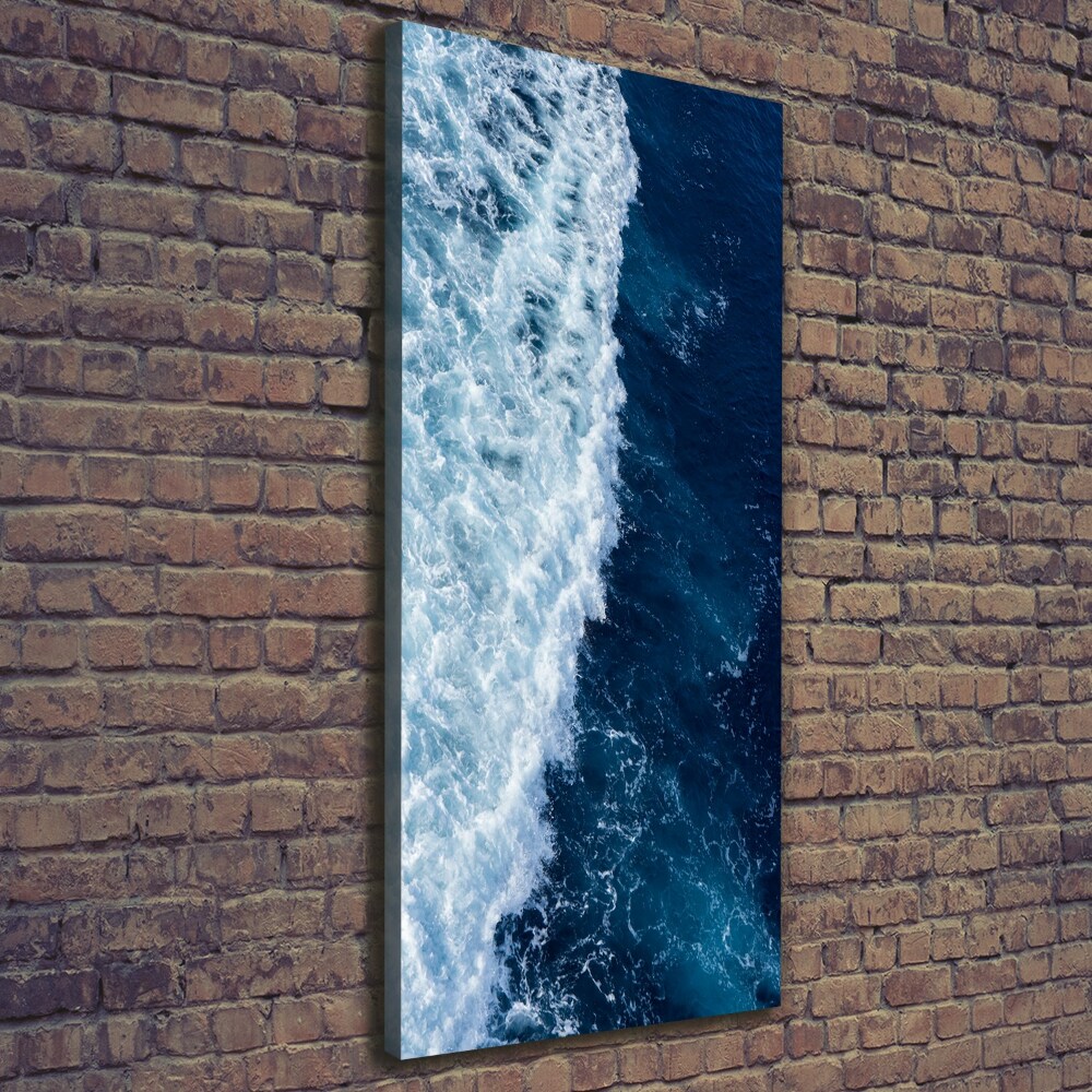 Canvas wall art Sea waves