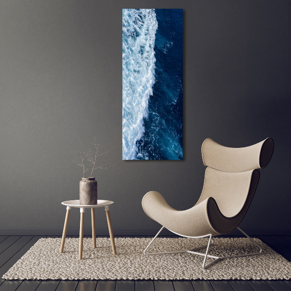 Canvas wall art Sea waves