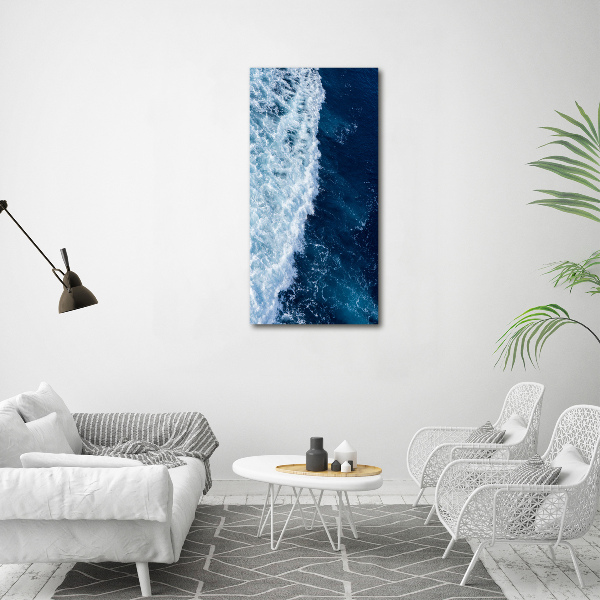 Canvas wall art Sea waves