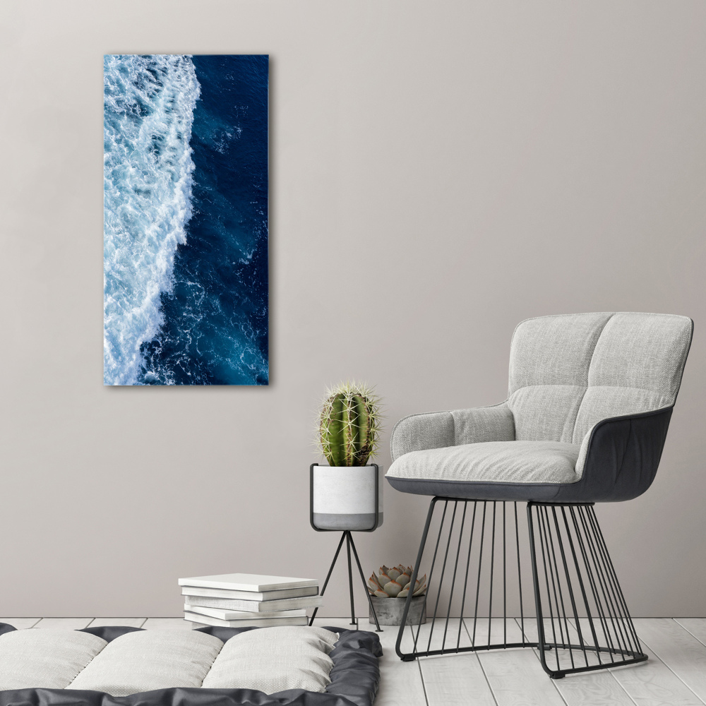 Canvas wall art Sea waves