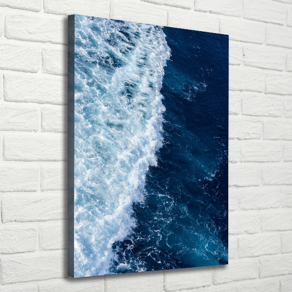 Canvas wall art Sea waves