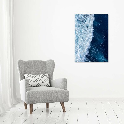 Canvas wall art Sea waves