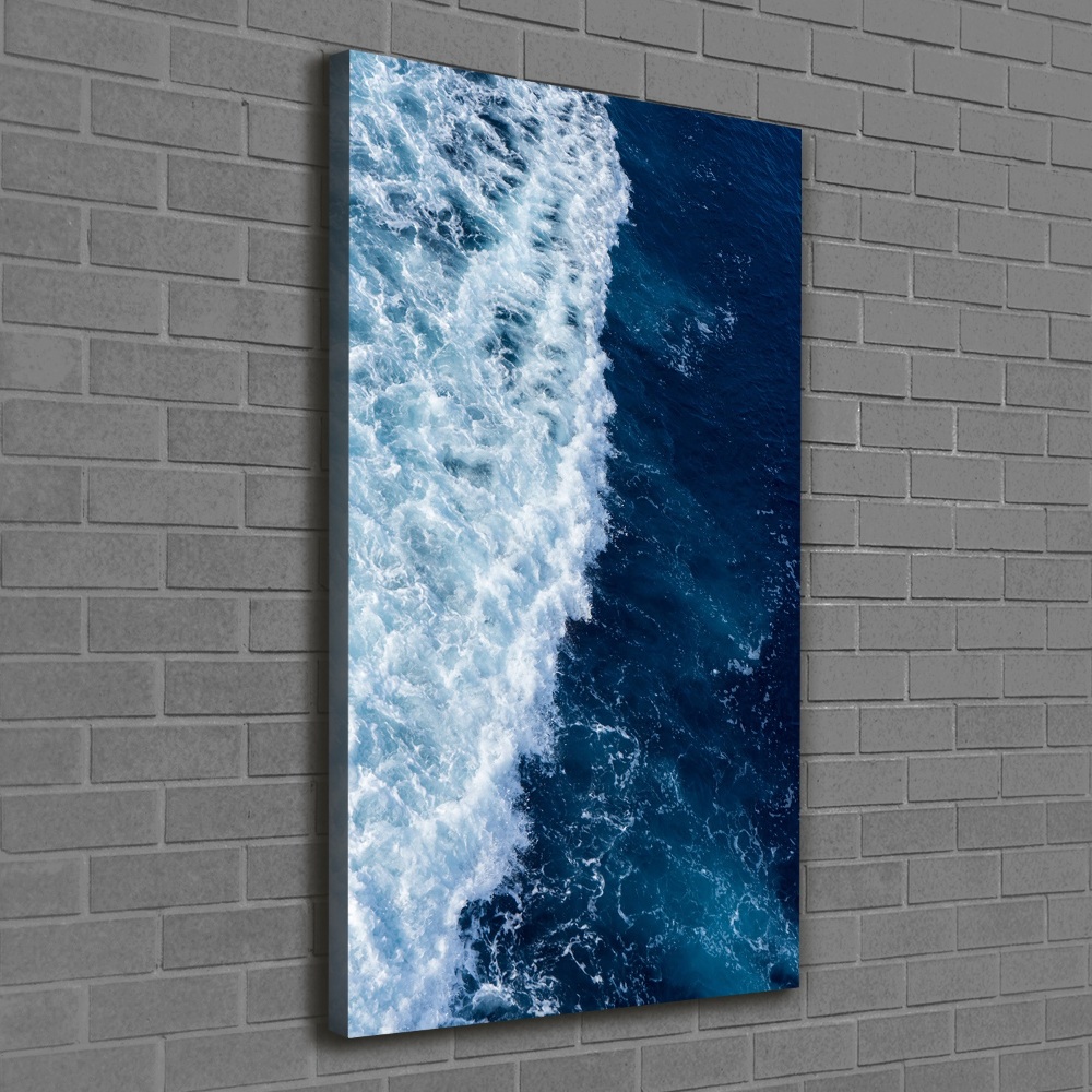 Canvas wall art Sea waves